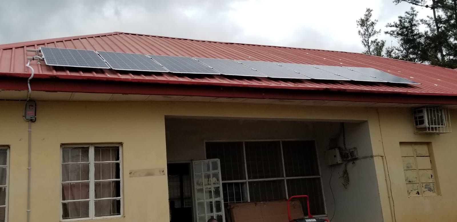 Almaden glass solar panels